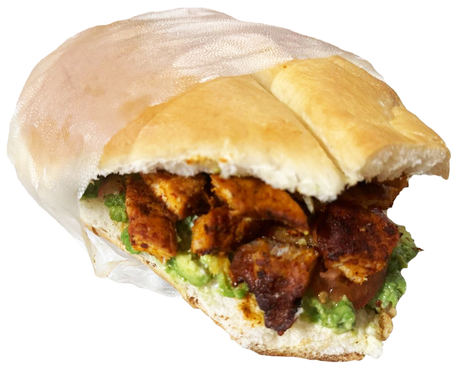 Mixto de adobada con aguacate